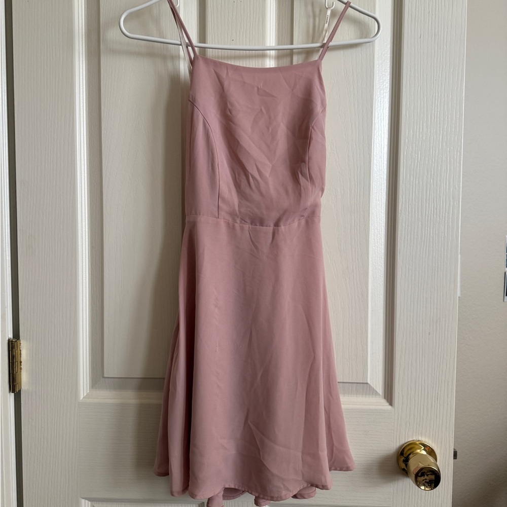 F21 open back dress
